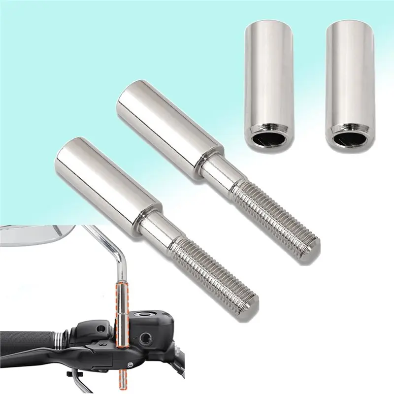 A98M Motorcycle Modification Parts Rearview Mirror Extension Set Rearview Mirror Mounting Bolts