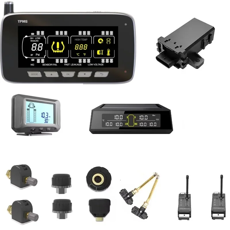 Tire Pressure Monitoring System For Truck Car Motorcycle TPMS Programming Tool 433Mhz+315Mhz Programming Sensor OE Tpms Sensors