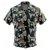 Men's Hawaiian 3D Print Short Sleeved Shirt for Summer