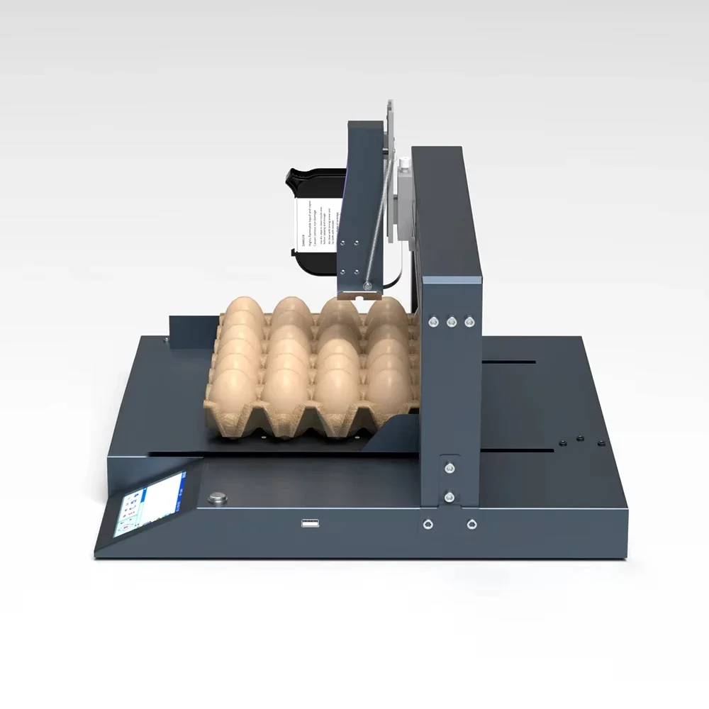 DP1-150-600 Automatic Egg Jet Printer High 600dpi Fast Dry Inkjet Printer for Date Batch Number Graphics LOGO Pigeon Eggs