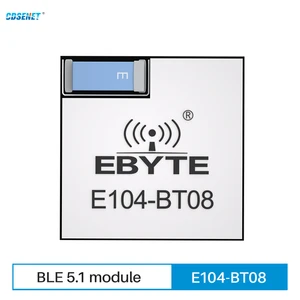 4P модуль с Bluetooth на последовательный порт CDSENET E104-BT08 BLE5.1 керамическая антенна UART маломощный Mac-адрес мастер-ведомый малый размер