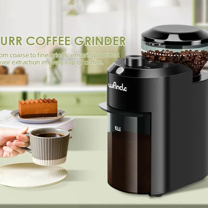 電気コーヒー豆グラインダーデザイン家庭用自動エスプレッソグラインダーフレンチプレスドリップエスプレッソコーヒー用の28つの挽き設定