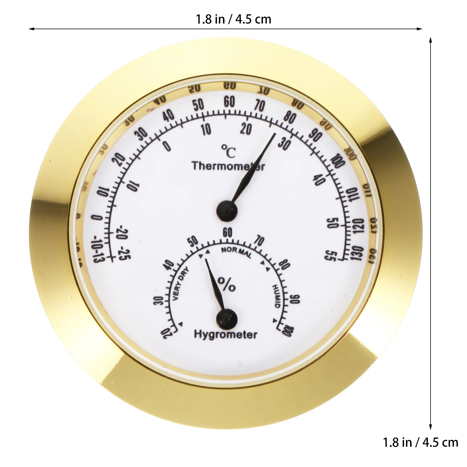 مقياس الرطوبة الرطوبة ميزان الحرارة الرطوبة مقياس الحرارة لعلبة الجيتار أداة محمولة الرعاية صغيرة #6