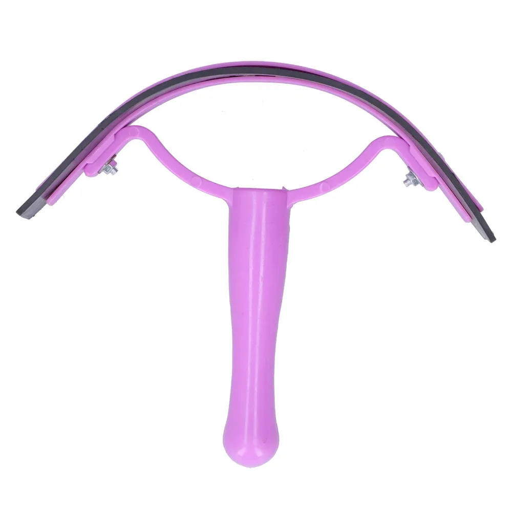 Random Color Horse Sweat Scraper Rubber Ergonomic Riding Grooming Tool Plastic Handle Corrosion Resistant