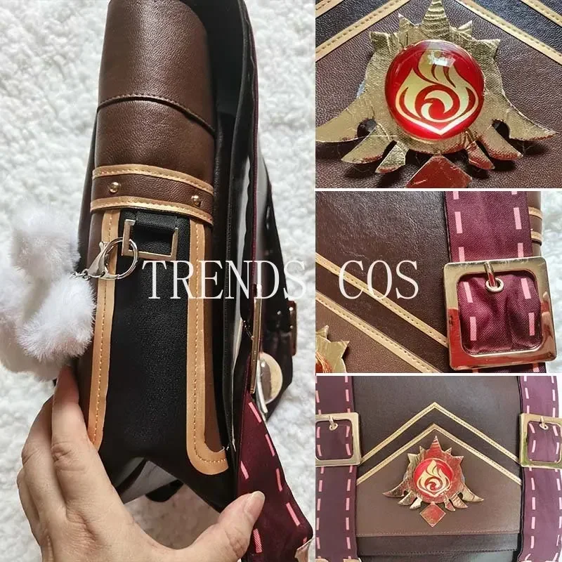 حقيبة كتف لطيفة للفتيات ، حقيبة ظهر Klee مع دمية فارس شرارة دودودوكو ، هدية الهالويين