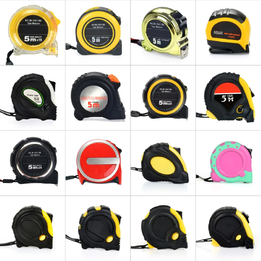 Steel Measuring Tape Metric Scale Robust PVC Coated Housing Durable Tool For Construction Craftsman Woodworking Home Renovation