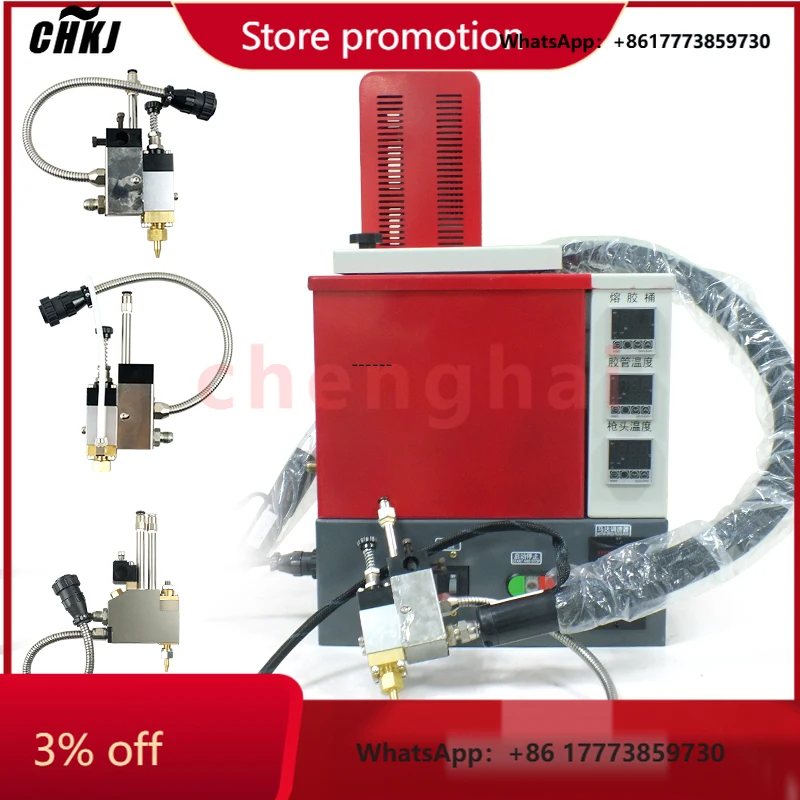 

CKHJ-2025NEW5L Fully Automatic Large Capacity Hot Melt Adhesive Dispensing Machine Motor Semi Automatic Manual Coating Spray Glu