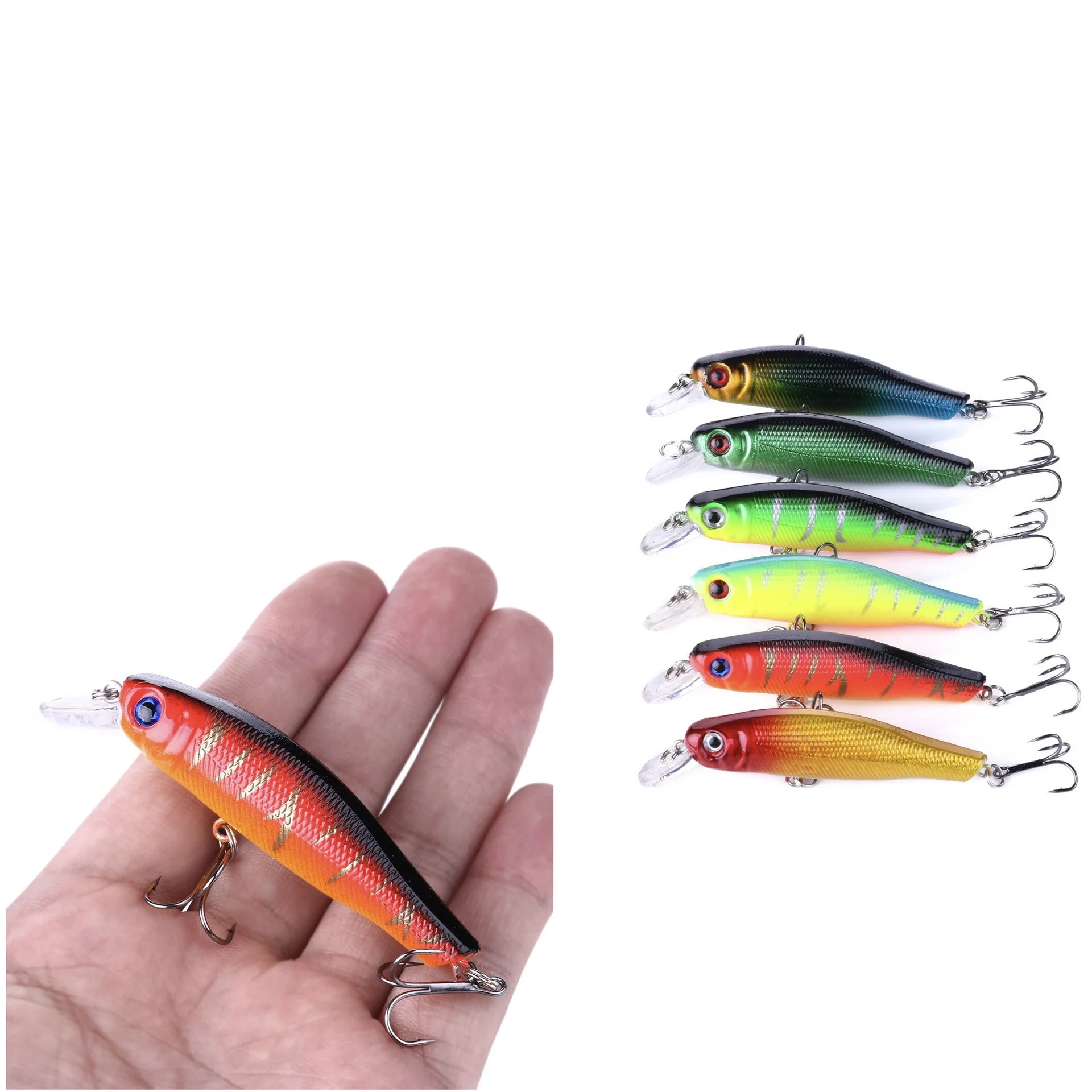 Casting Float Minnow 8.5cm 9g Crankbaits Fishing Popper Sea Fishing Lures Crank Wobblers For Trolling Pike Surface Lure Salmon