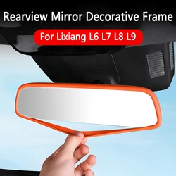 Car Rearview Mirror Decorative Frame for Li Lixiang L6 L7 L8 L9 Leading Ideal Silicone Protective Cover Trim Accessory