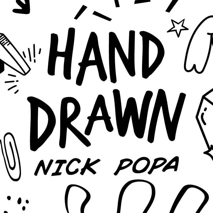 Hand Drawn by Nick Popa - Magic Tricks