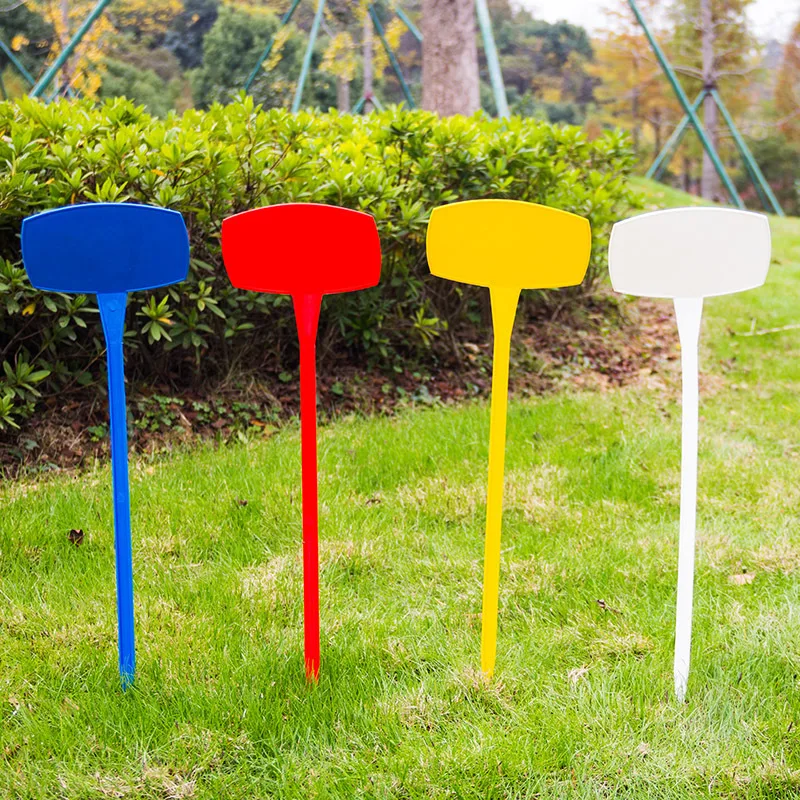

10pcs Garden Label Stakes Plastic Plant Markers Durable Weatherproof Outdoor Garden Signs For Labeling Flowers Herbs Vegetables
