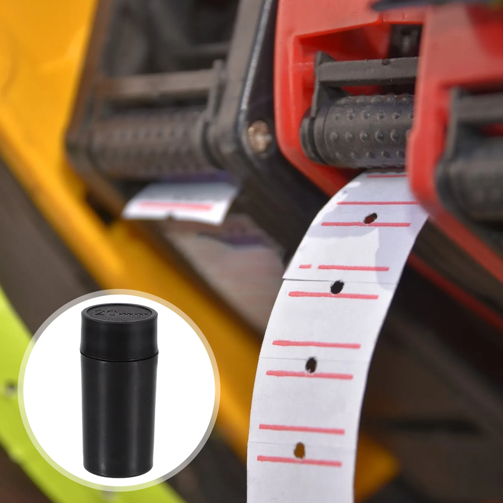 

10Pcs Ink Roller for Price Labeling Machine Easy-Install Quick-Dry Ink Wheel Compatible with Single-Line Pricemarker Labeler
