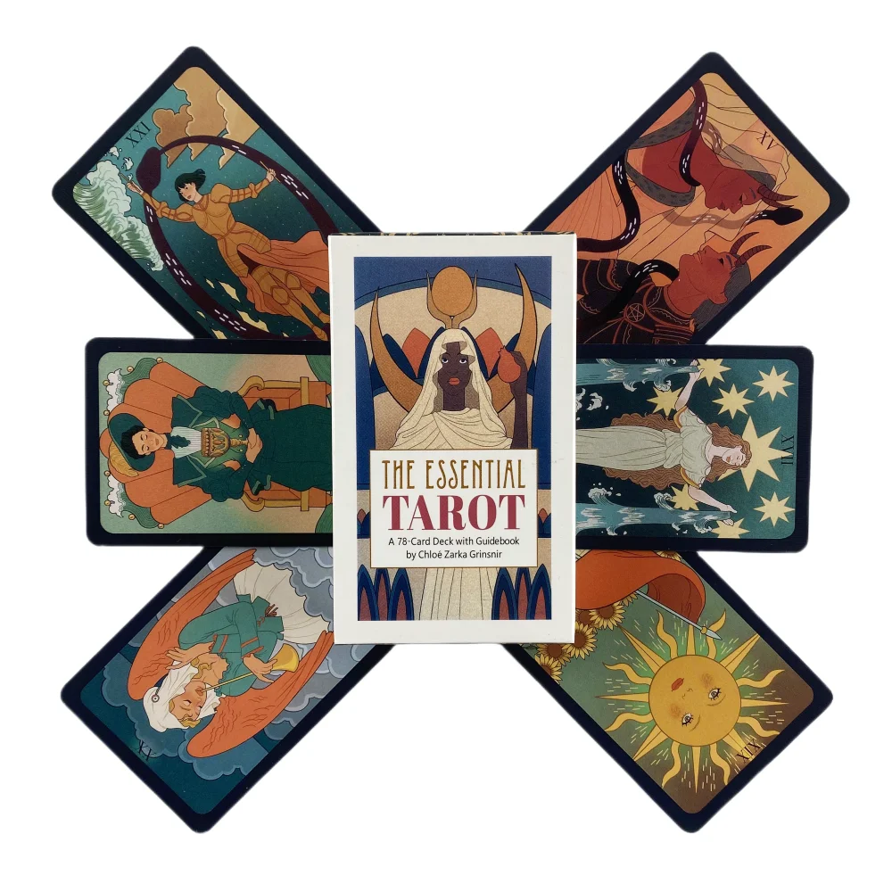 The Essential Tarot Cards A 78 Oracle English Visions Divination Edition Borad Playing Games