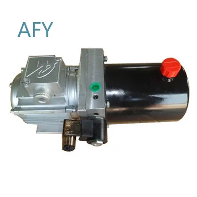 HCIC DC 12 Volt Hydraulic Power Unit for Furniture Lift System Adjustable Height Desk Actuator Motor Pump Kit Home Office
