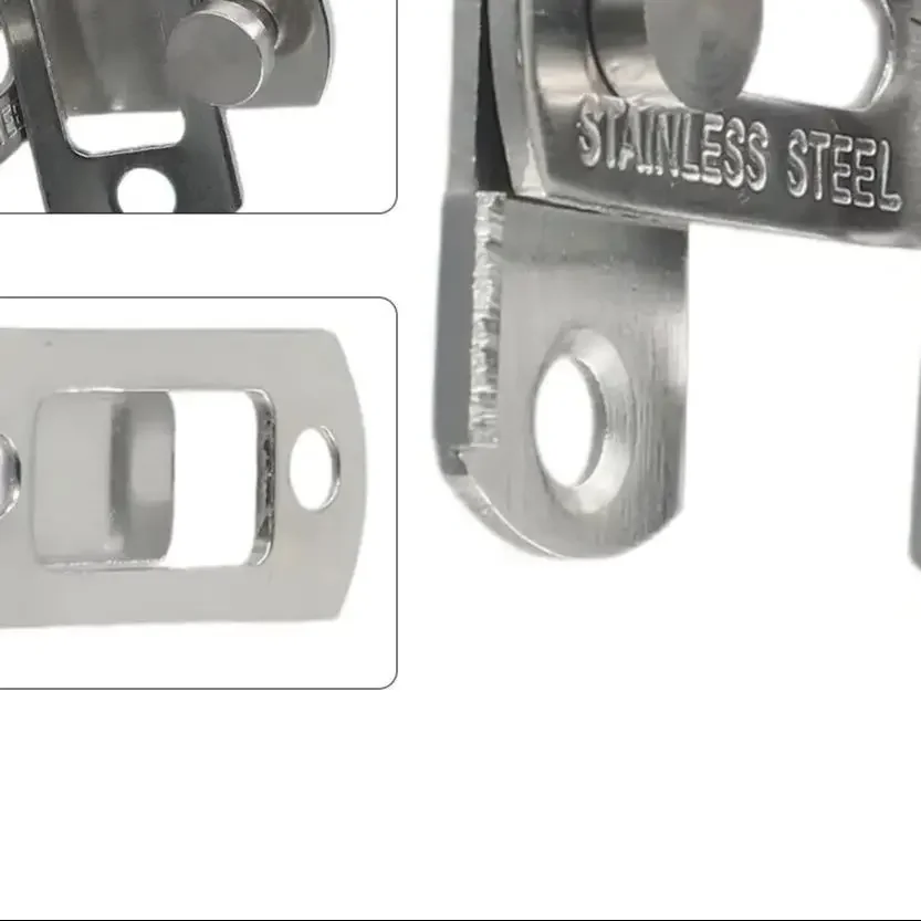 Enhance the security of your aluminum alloy doors with 90 Degree Right Angle Door Latch Buckle Hasp Sliding Lock
