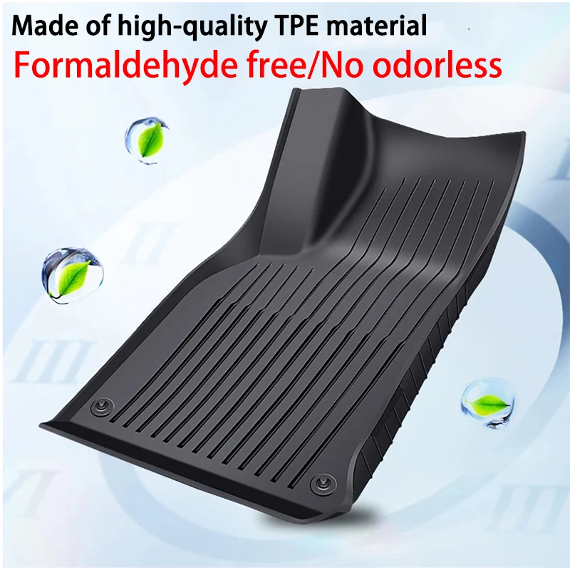 For Tesla Model YL Launch 2026+ TPE Car Floor Mats Cargo Liner Trunk Mats Backrest Kick Pads Protection Car Interior Accessories