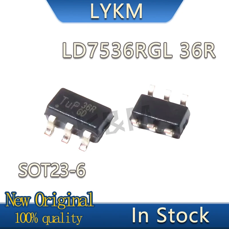 10-100/PCS New Original LD7536RGL silk screen 36R SOT23-6 Switching power management chip In Stock