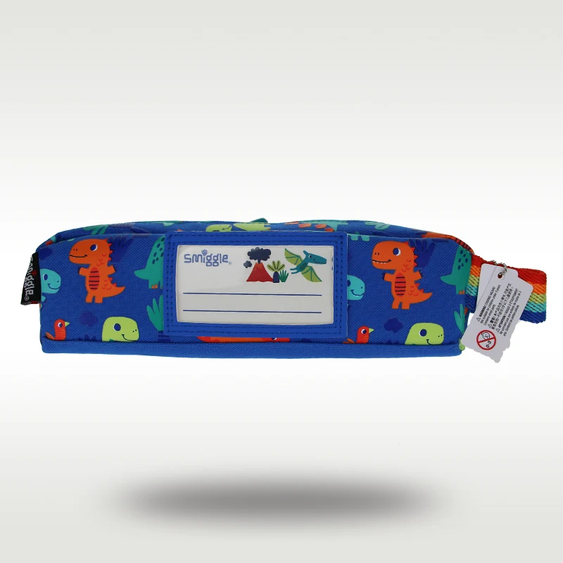 Big Dinosaur Pencil Case para estudante, grande capacidade sacola, azul, original, Austrália, Smigg, venda quente