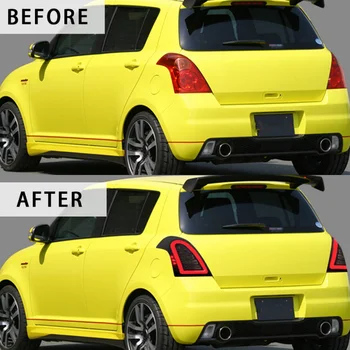 Pro Suzuki Swift zadní světla 2004-2016 modifikace LED plynulé směrové signály zadní zadní světla DRL signál brzdy zpátečka 12 nejlepší prodej Zadní světlo Suzuki Swift - №3