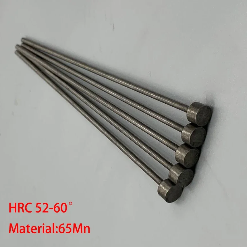 1.5mm OD 1.5*100/150/200 1.5x100/150/200 65Mn HRC60 Round Tip Plastic Injection Component Mold Straight Punching Ejector Pin