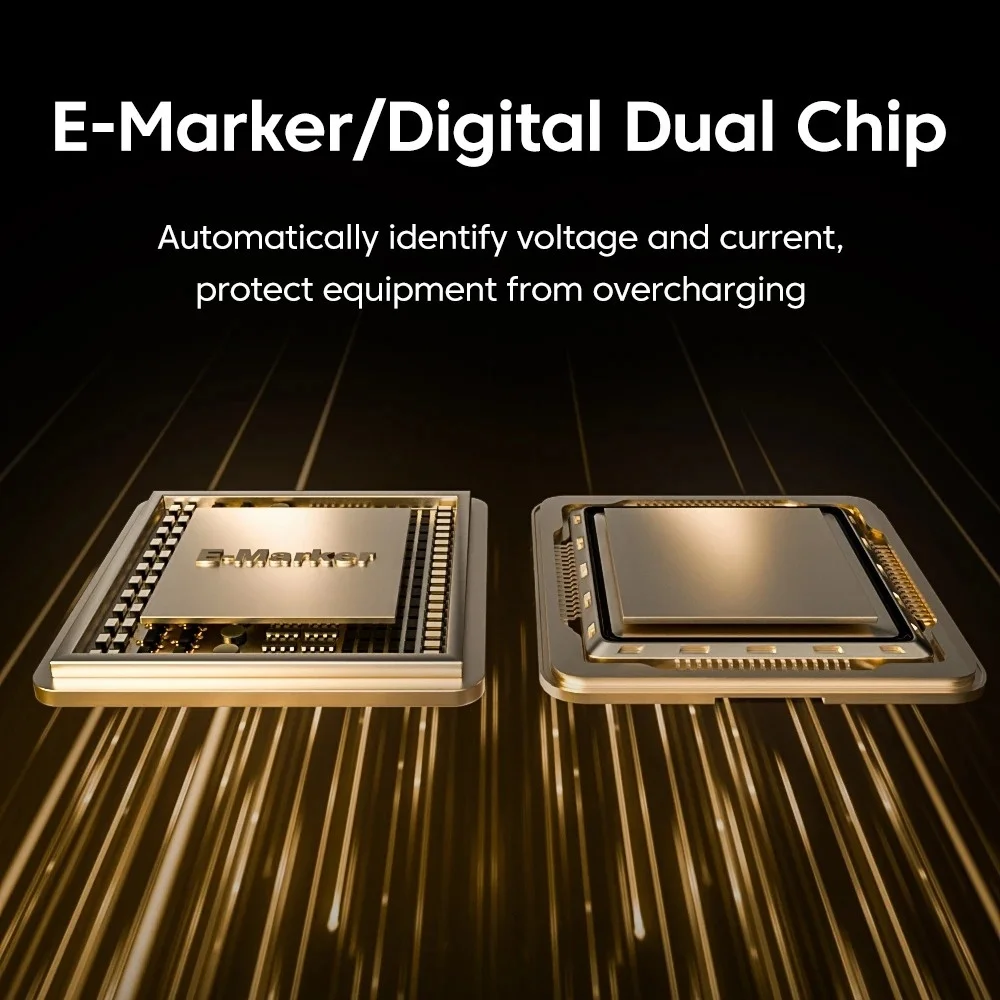 Type-C to Type-C Fast Charging OTG Adapter 240W PD Fast Charging with Digital Display 80Gbps 8K USB4.0 High Speed Converter view 5