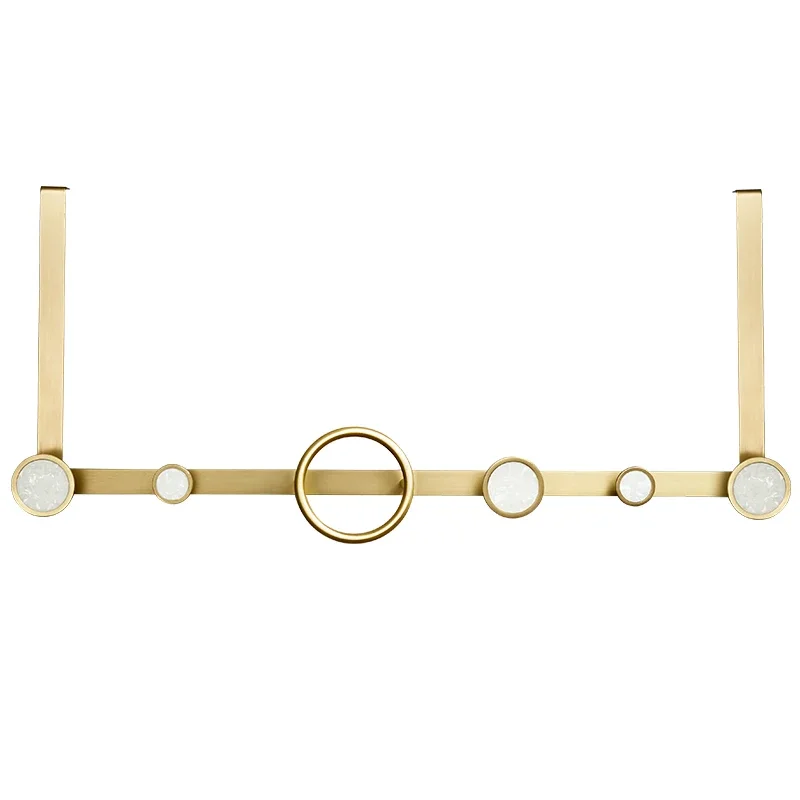

All-copper hanger, no punching clothes hanger, bedroom wall hanger, hat row hook heightened