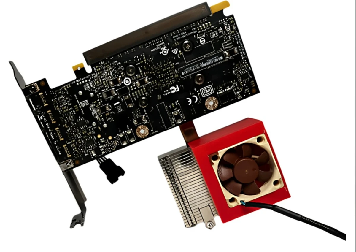 Cooling‑Mod For Lenovo P320 Tiny Nvidia Quadro P600 Active Cooling Fan Add‑on