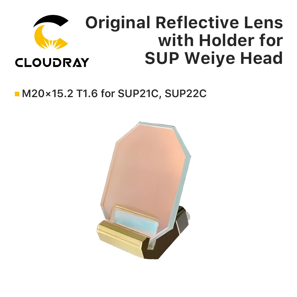 Cloudray Original SUP Weiye Welding Head Eflective Lens with Holder for SUP20S/T SUP21S/T SUP23S/T SUP21C SUP22C Welding Head