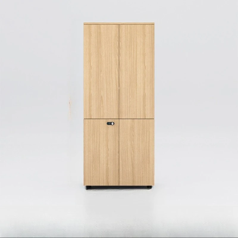 

File cabinets, data lockers, wooden floor-to-ceiling security cabinets with locks, offices