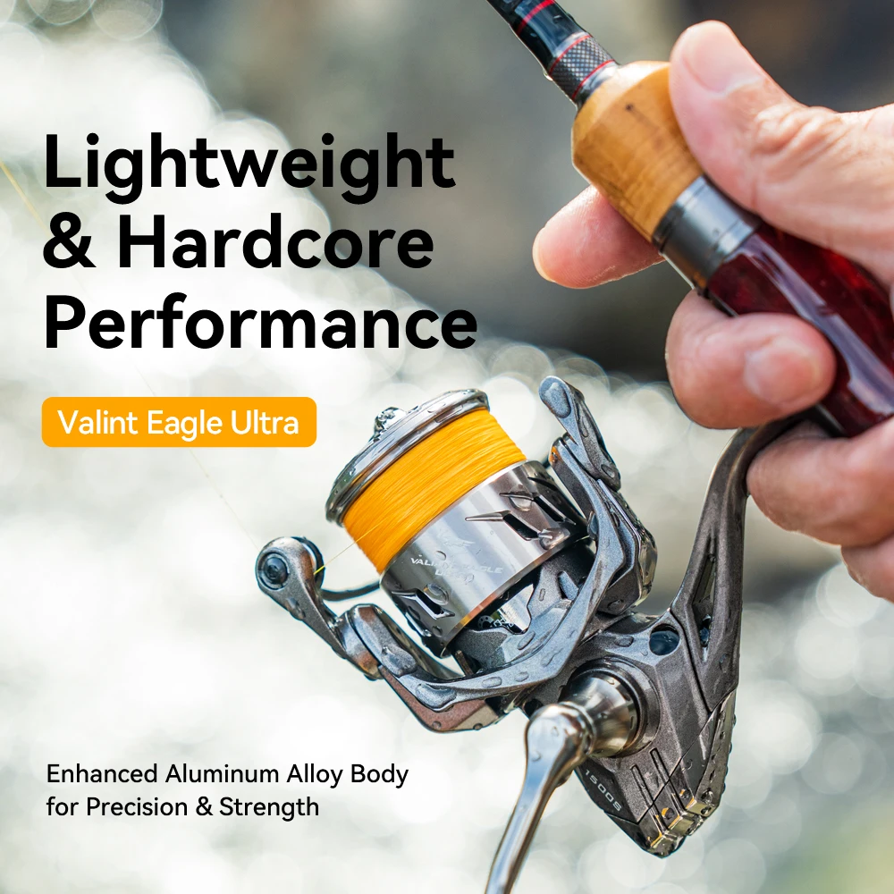 KastKing Valiant Eagle Ultra Spinning Fishing Reel 6kg Max Drag 10