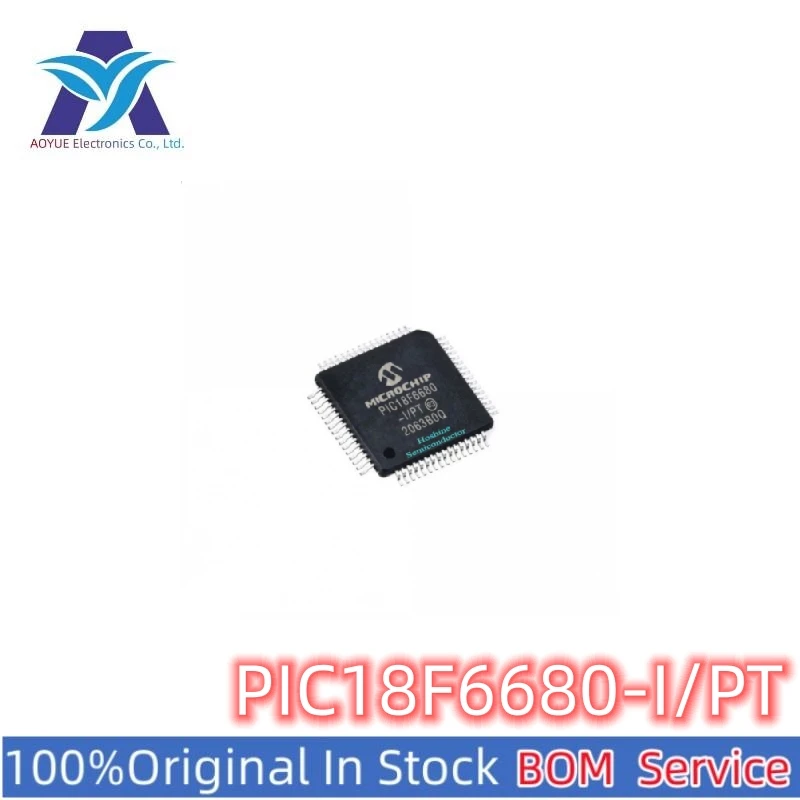 New Original Stock IC Electronic Components  PIC18F6680-I/PT 8-bit flash microcontroller Series One Stop BOM Service Offer