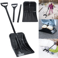 Aluminum Alloy Shovel Utility Detachable Shovel Lightweight Large Capacity Snow Shovel for Garden Car Camping for Snow Removal