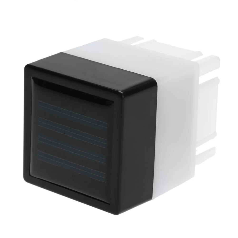 

1-10PCS Square Outdoor Solar LED Lamp Waterproof White/Warm Light LED Solar Light Fence Post Pool Garden Lamp Garden Decoration