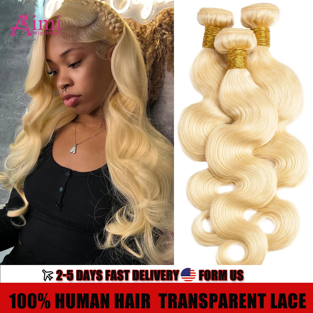 

16A 613 Блондинка Объемная волна Пучки человеческих волос Наращивание бразильских волос Пучки человеческих волос Remy Длинные 30 32 34 дюйма Для женщин