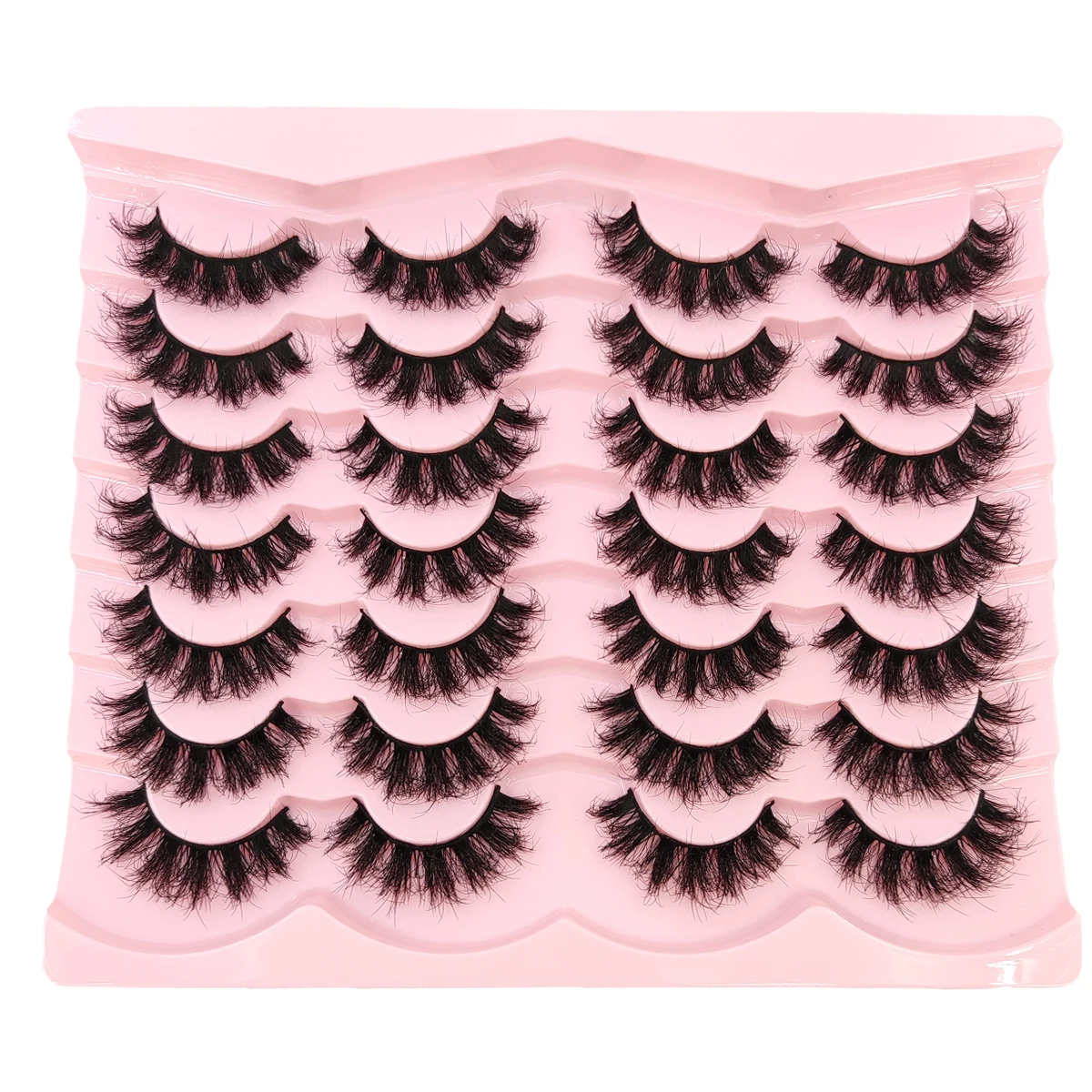 新しい 14 ペアの偽まつげ厚い長いホリデーまつげドラマチックまつげ 3D 偽ミンクまつげ毎日のパーティーに適しています
