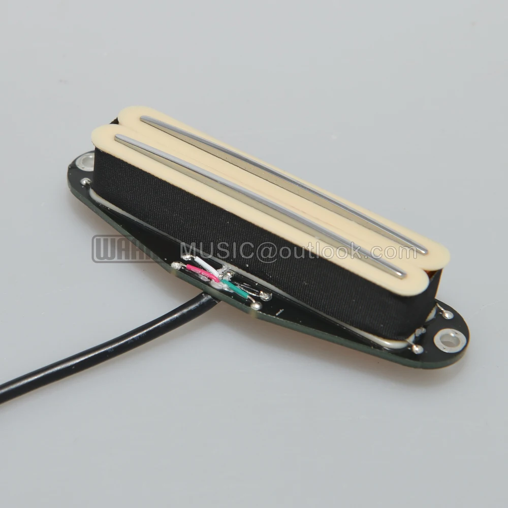 1Pcs Ceramic Rail Humbucker Hot Dual Rails Guitar Pickup Black White Yellow Color For Electric Guitar Parts