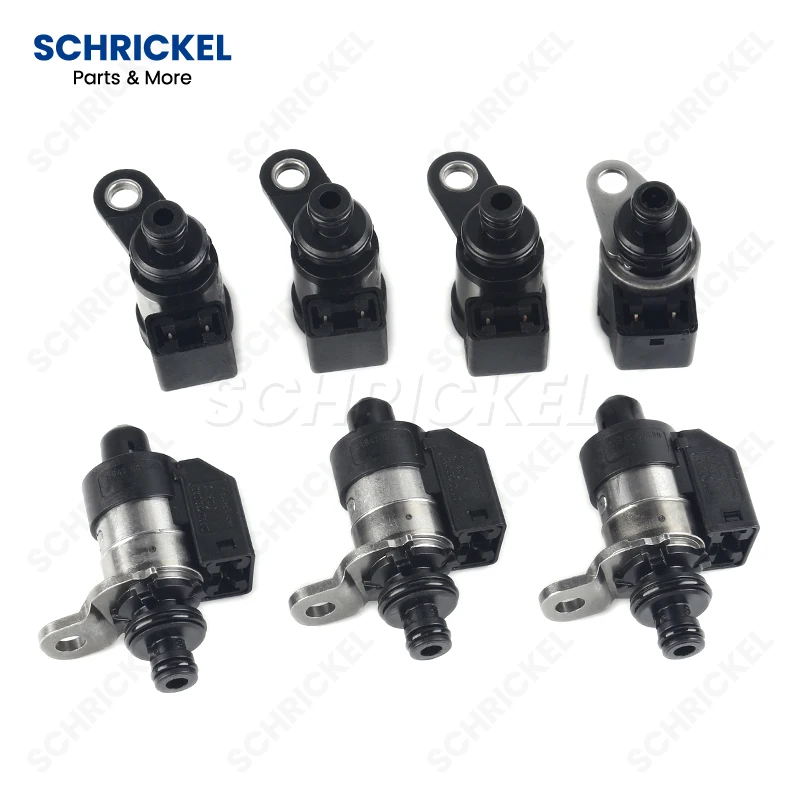 7PCS RE5R05A Transmission Solenoid Kit For Nissan Pathfinder Infiniti EX35 Q45 2002-2018 0260130030 0260130031