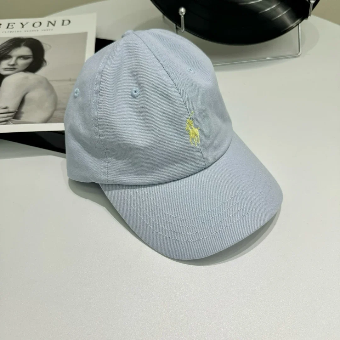 رالف لورين ‍ ‍ ‍ قبعات بيسبول بحروف للرجال والنساء، قبعات من اللباد، ماركات أزياء للحماية من الشمس، شينهان للخريف والشتاء