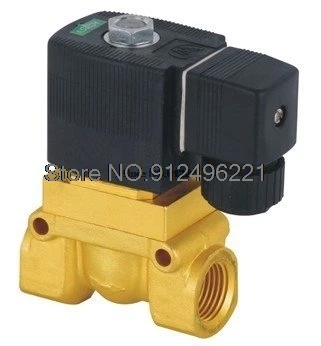 G1/2'' 35Bar High Pressure 150c Degree High Temperature 2 Way Brass Valves Guide Type 5404-04 PTFE Seal