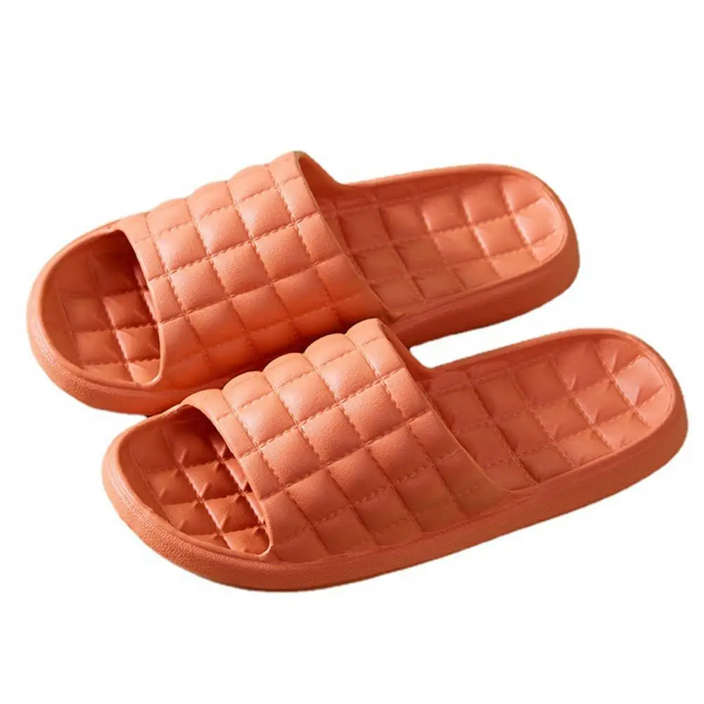 1 Paar Stijlvolle Indoor Slippers Zachte Zool Lichtgewicht Huis Slippers Mannelijke Vrouwelijke Zomer Glijbanen