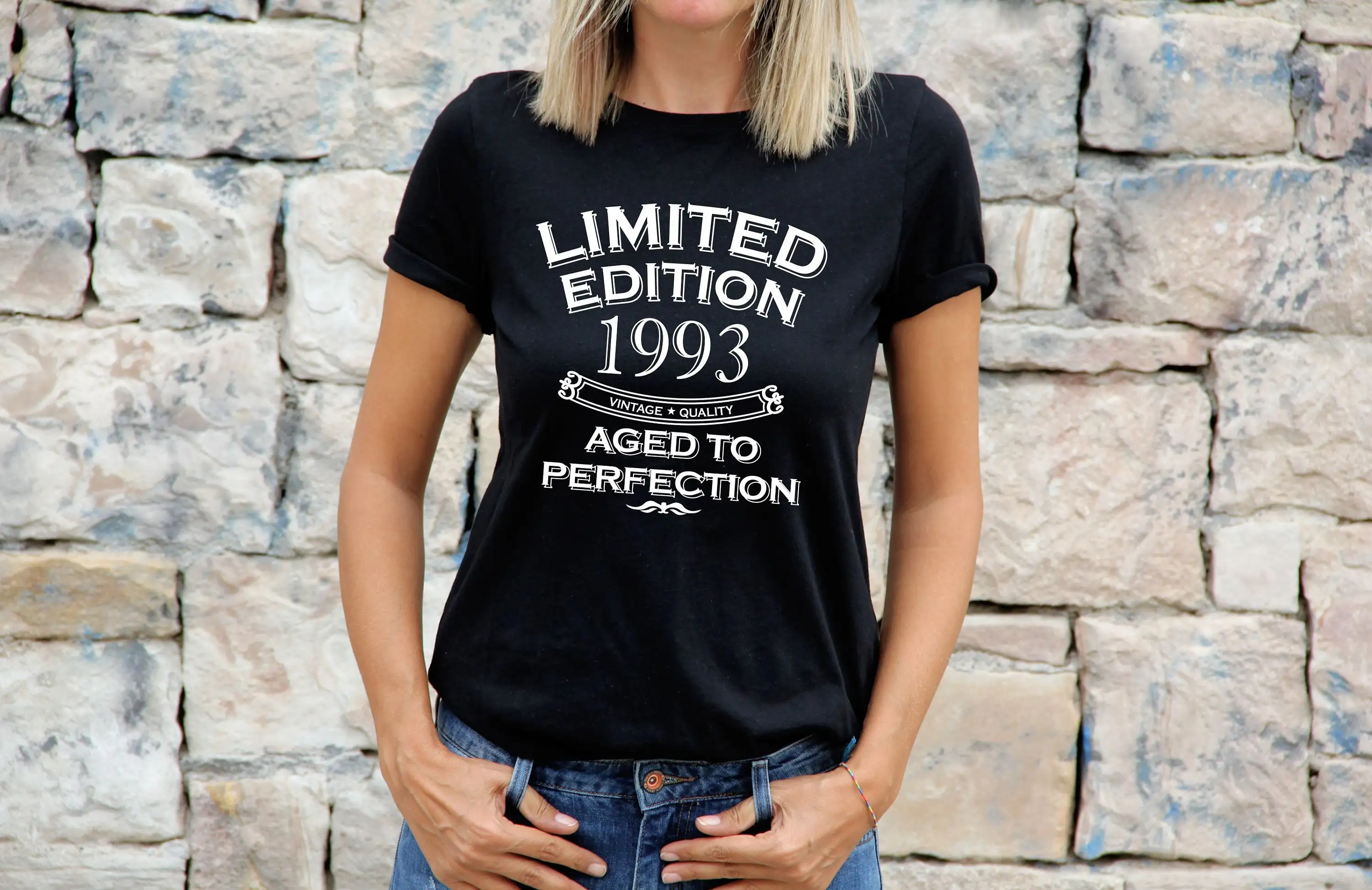 Womens 31St Birthday S T Shirt Top Present Thirty Limited Edition Year 1993 Aged To Perfection 31Th For Her