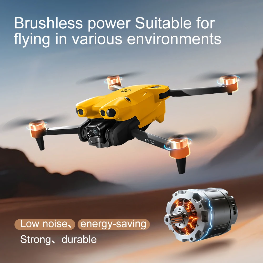 

GT50 Pro RC Drone, 360° Obstacle Avoidance, 8K HD Aerial Photography, Brushless Motor, Foldable Quadcopter, WiFi RC Toy Camera