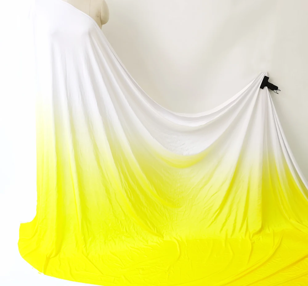 1 Meter x 1,5 Meter Graduell verlaufender Ombre-Strickstoff aus Spandex für Trainingskleidung und lateinamerikanische Tanzbekleidung – Detail 9