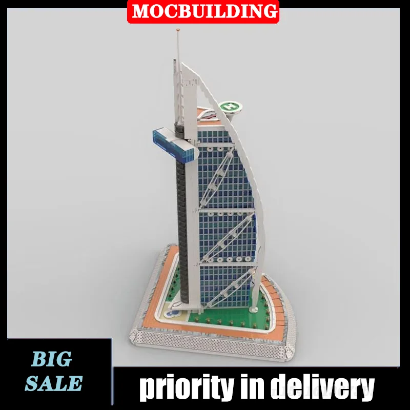 

MOC Urban Modern Architectural Model Сборка Строительный блок Высотное здание Офисная коллекция Серия Игрушка в подарок