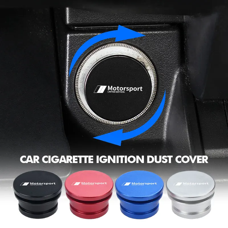 Cache-boucleur allume-cigare en aluminium pour BMW, protection anti-poussière F30 E36 F20 E87 E70 E91 E30 E53 F31 F40 E92 E93