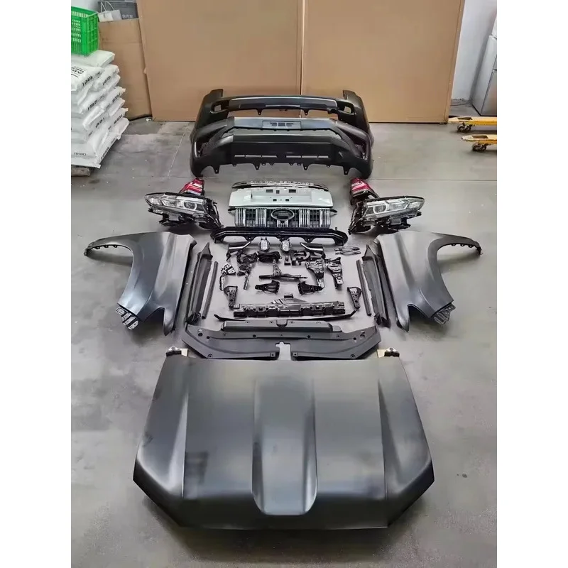 

Facelift Body Kits for Prado Bumper Fog Lamps Grille Head LightSide Skirt Including 2015-2022