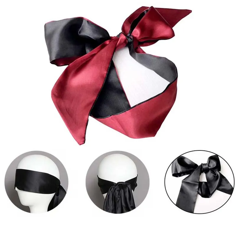 

Эротическая маска для глаз Self Bondage Savour патчи для глаз милые повязки на глаза шелковая лента атласная шелковая маска для сна сексуальная для женщин подарок 1,5 м