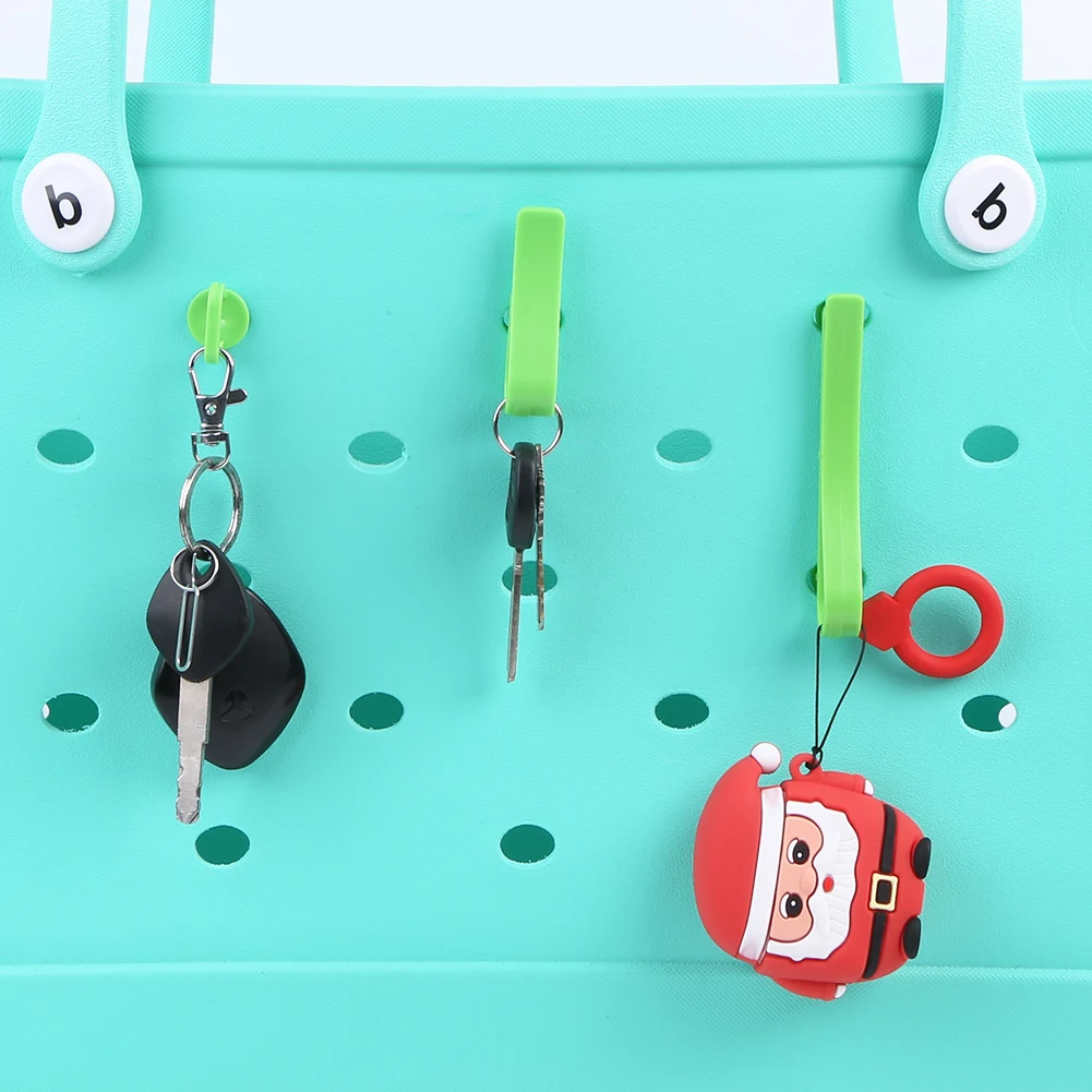 3 قطعة/المجموعة البلاستيك السنانير متعددة الأغراض إدراج سحر السنانير العالمي مفتاح حامل المنظم لحقيبة حمل Bogg #3