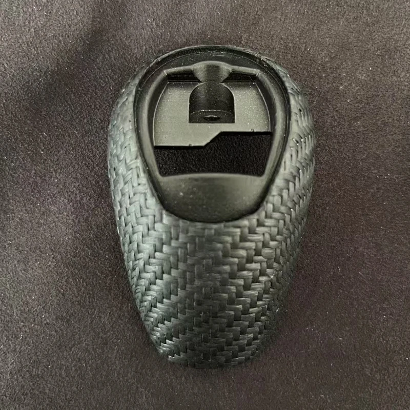 غطاء مقبض ناقل الحركة من ألياف الكربون الحقيقية، مناسب لسيارة BMW e90m3 e92m3، مناسب تمامًا لاستبدال المصنع الأصلي #5