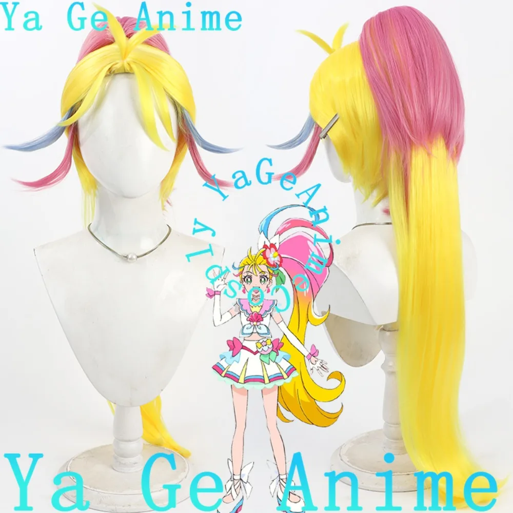 

Ya Ge Anime Pretty Cure Cure Summer Cosplay Wig Halloween Anime Game Reality Show Character Wig
